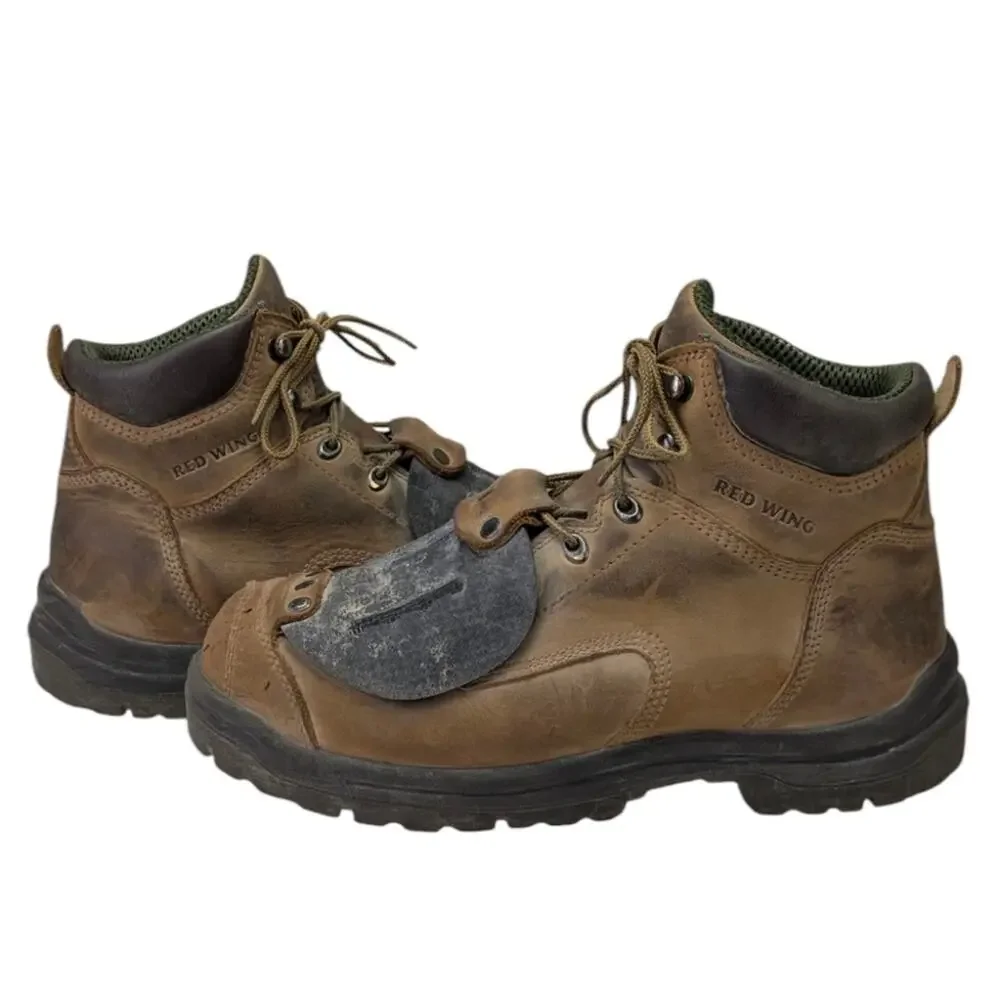 Red Wing King Toe Metguard 4456 Boots GUC Size 10.5D.     S3969